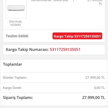 BİM Online Mağazasından Aldığım Klimanın Arızası Çözülmüyor