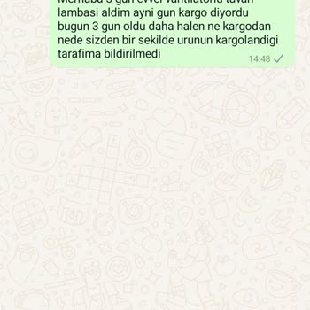 Teslim Edilmeyen Ürün Ve İletişimsizlik Sorunu