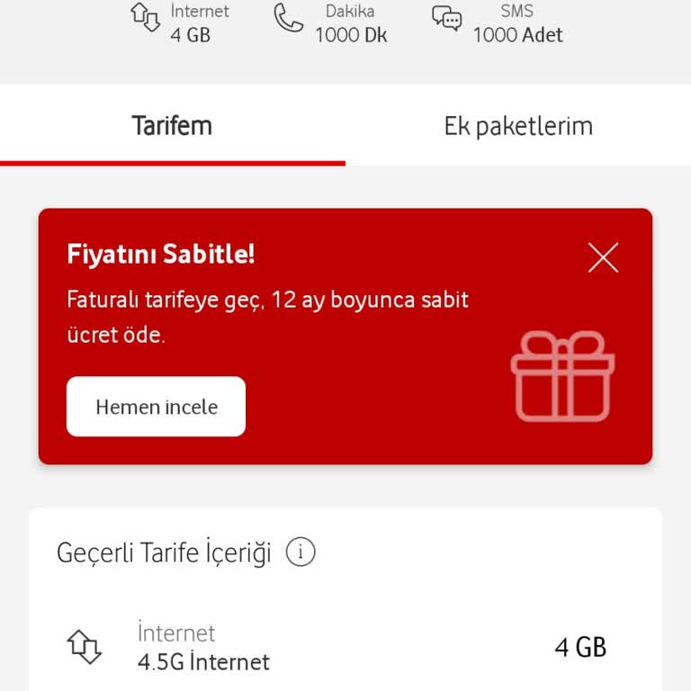 Vodafone'da Tarife Sorunu Ve Yanlış Yönlendirme