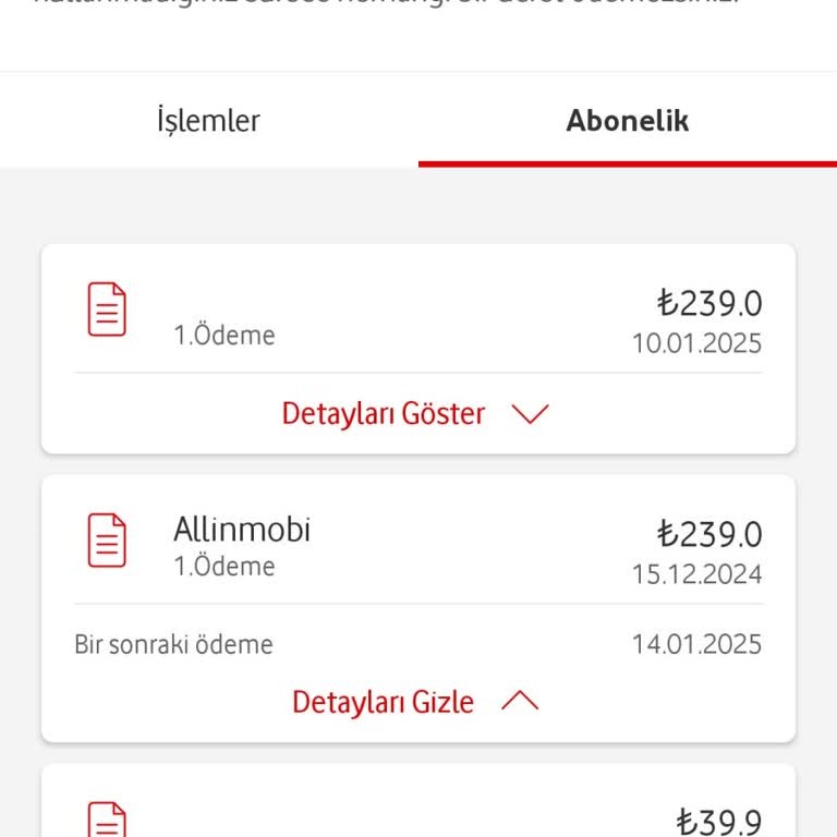 Beklenmedik Allinmobi Üyeliği Ve Ücretlendirme Sorunu