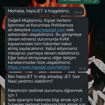 Hepsijet Kargo Yılbaşı İndirim Ürünümü Geri Gönderdi