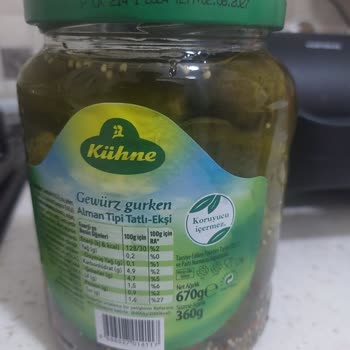 Kühne Turşu: Açınca Mide Bulandıran Koku