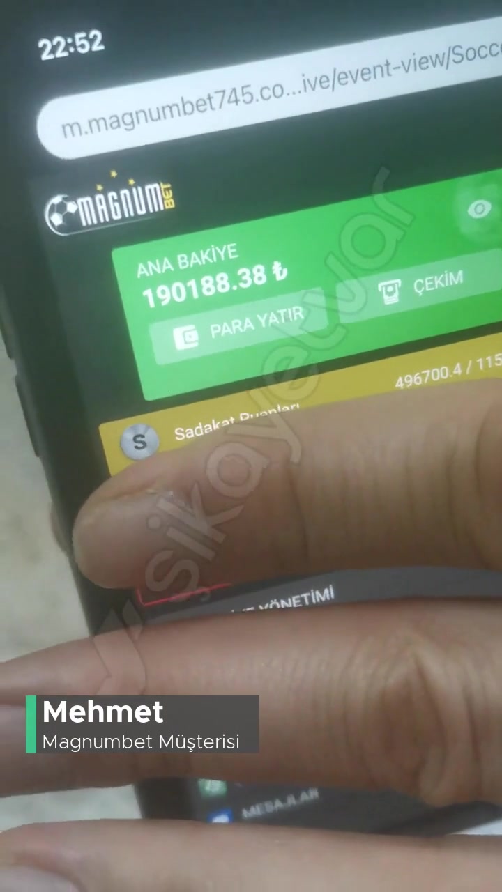 Magnumbet Paramı Vermedi, Sitemi Kilitledi videonun kapak resmi