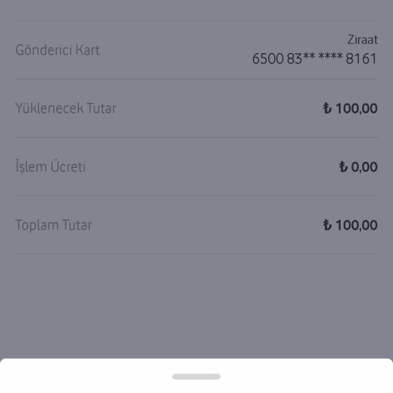 Vodafone Pay'de Kart İşlemleri Sürekli Hata Veriyor