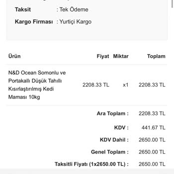 45 Gündür Beklenen Kedi Maması Ve İade Sorunu