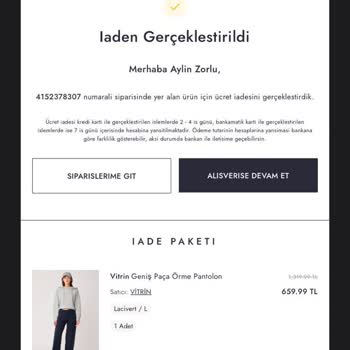 Boyner İade Sürecinde Yaşanan Karışıklık Ve Müşteri Hizmetleri Sorunları
