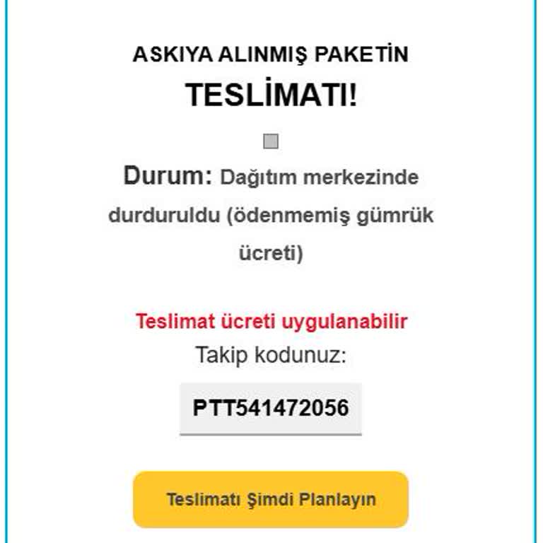 Kişisel Bilgilerin İzinsiz Kullanımı Hakkında Uyarı