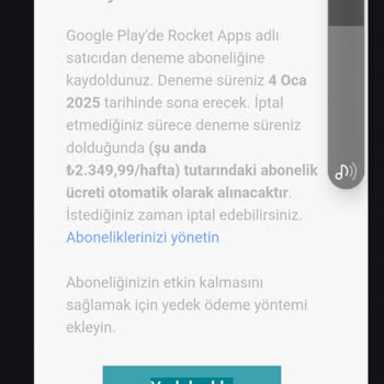 İzinsiz Abonelik Ve Haksız Para Çekimi Sorunu