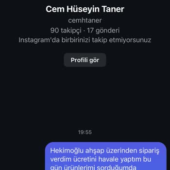 Sehpa Siparişi Sonrası Engellenme Ve Sahte Müşteri Hikayeleri