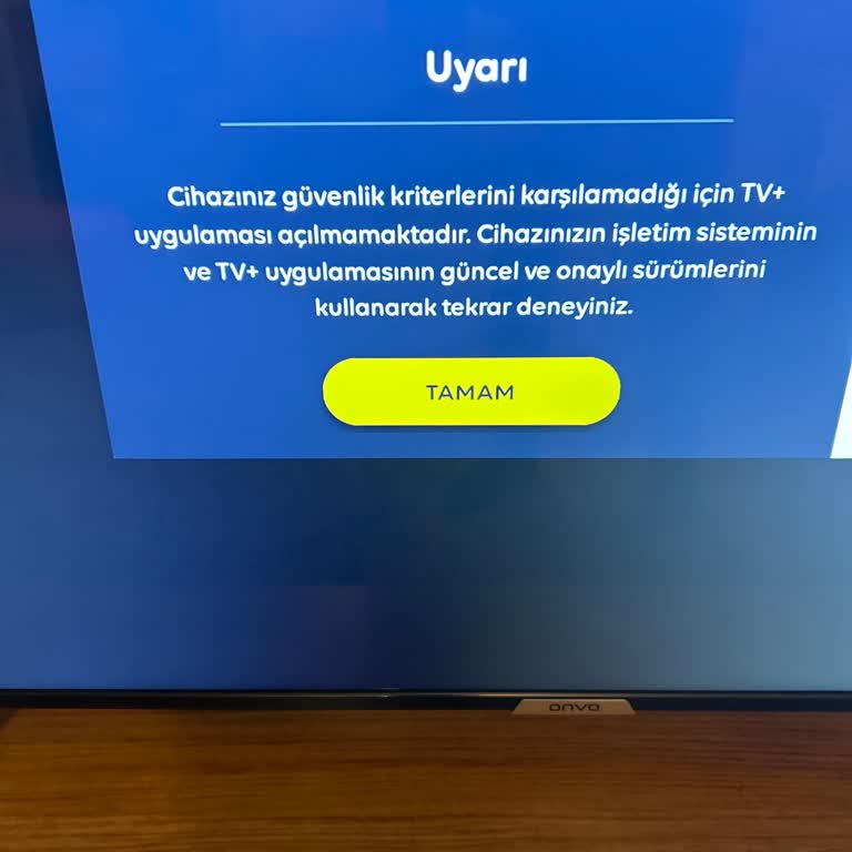 TV+ Uygulamasına Erişim Sorunu