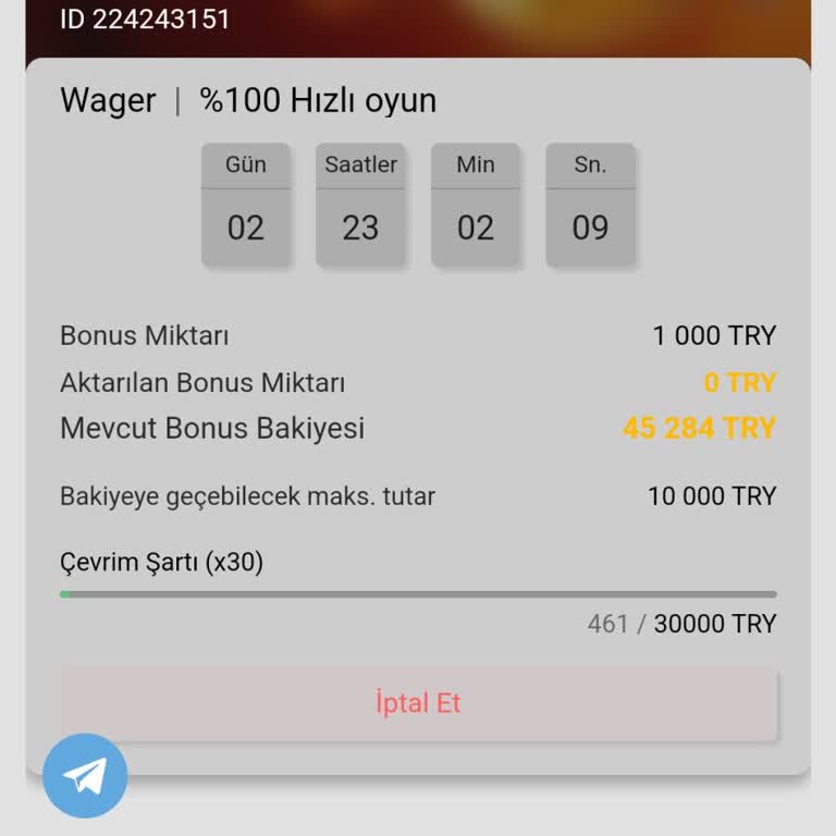 Betwoon Kazandığım Bonusun Sıfırlanması