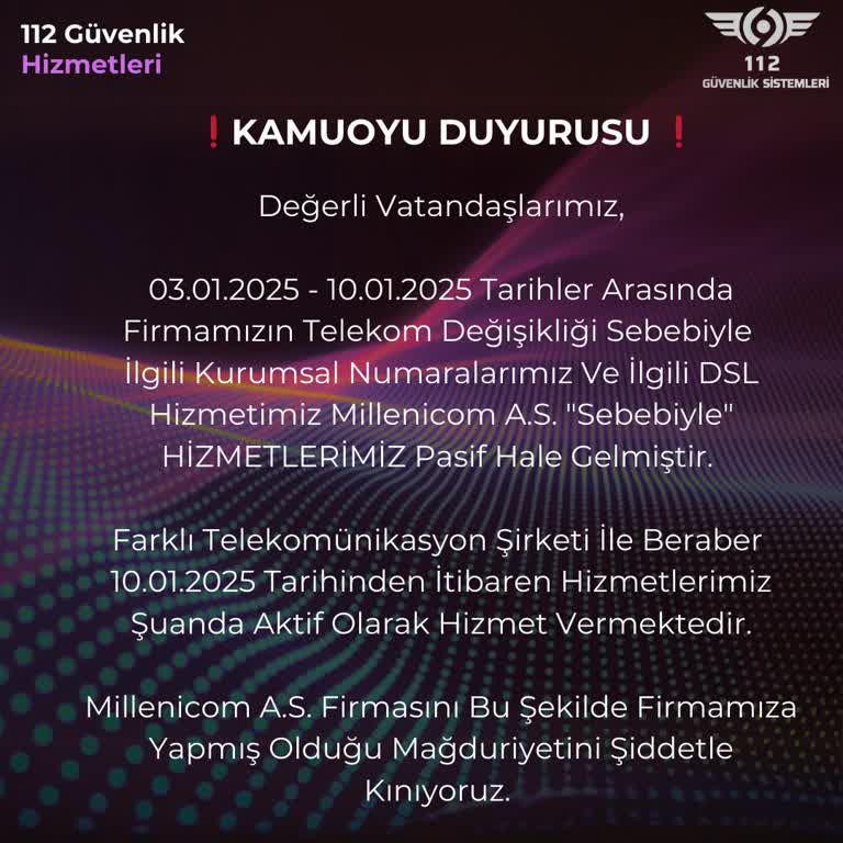 DSL Hizmetindeki Aksaklıklar Güvenlik Hizmetlerimizi Tehlikeye Atıyor