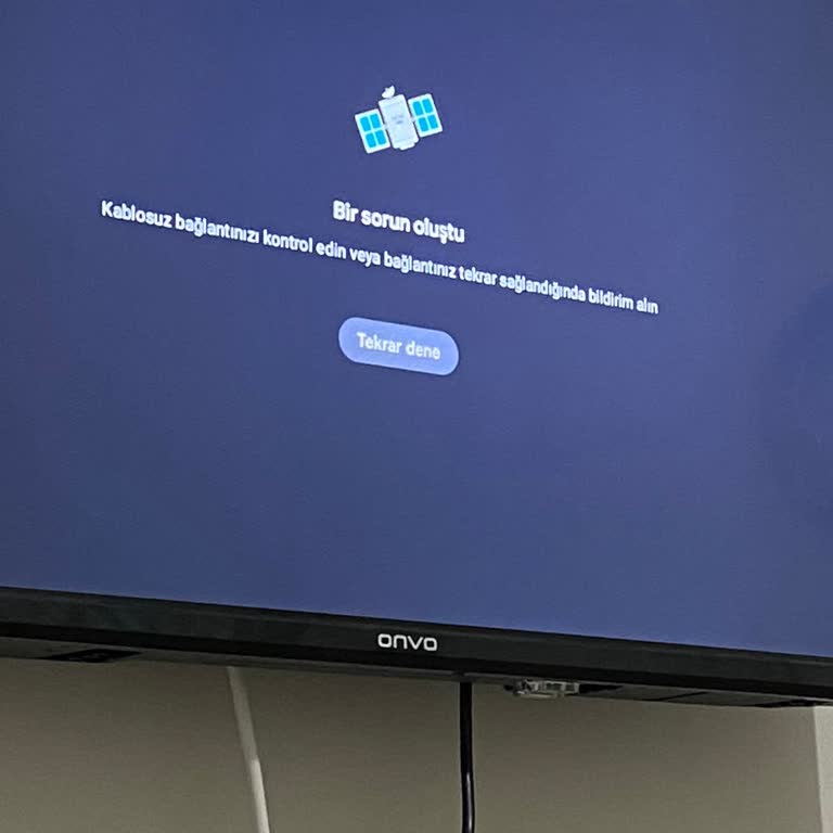 Onvo TV Güncelleme Sorunu Ve İnternet Bağlantı Hatası