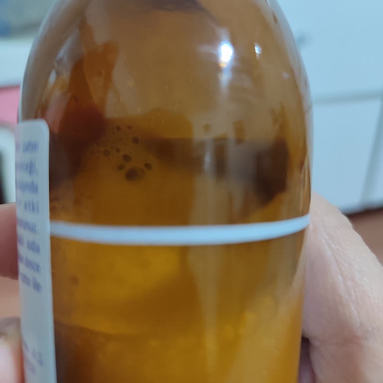 Enfluvir Şurubunun Köpüklü Yapısı Hakkında Endişe