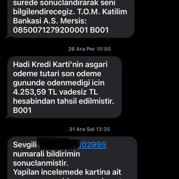 Tombank'ta Kredi Kartı İptalinin Çilesi
