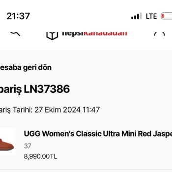 Teslim Edilmeyen Sipariş Ve İletişim Sorunları