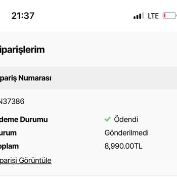 Teslim Edilmeyen Sipariş Ve İletişim Sorunları