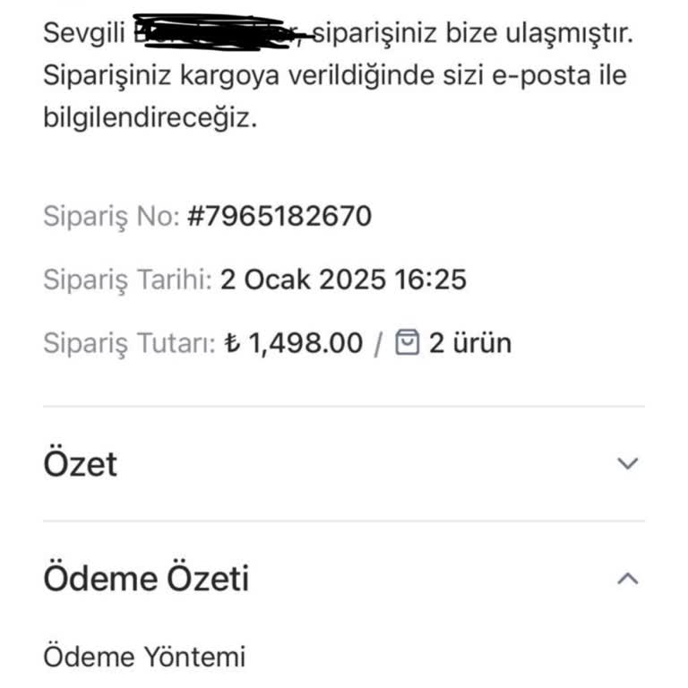 Ürün Teslim Edilmedi, İletişim Kurulamıyor