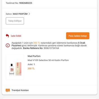 Kendi Kendine İptal Edilen Siparişin Ödemesi Gecikti!