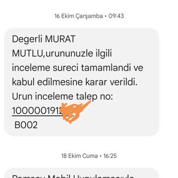İade Kodu Sorunu Ve Yetersiz Müşteri Hizmeti