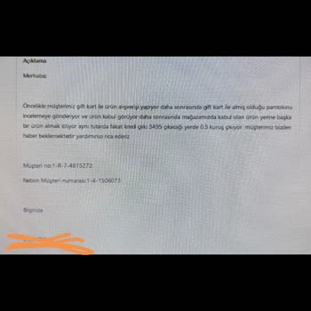 İade Kodu Sorunu Ve Yetersiz Müşteri Hizmeti