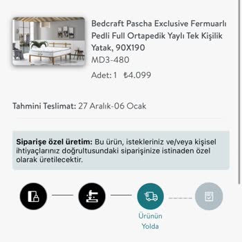 Teslimat Gecikmesi Ve İletişim Sorunu