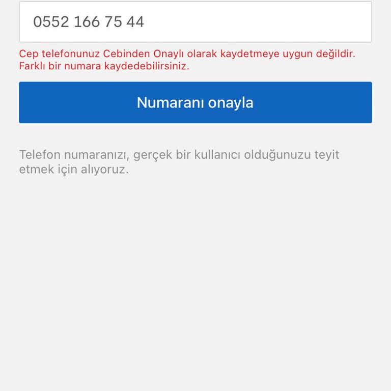 Kimlik Doğrulama Sorunu Nedeniyle Hesaba Erişememe