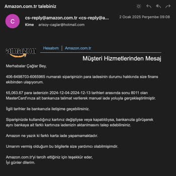 Amazon Para İadesi Sorunu: İlgisizlik Ve Maddi Kayıp