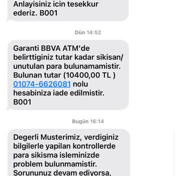 ATM Para Yutma Sorunu Ve Eksik İade