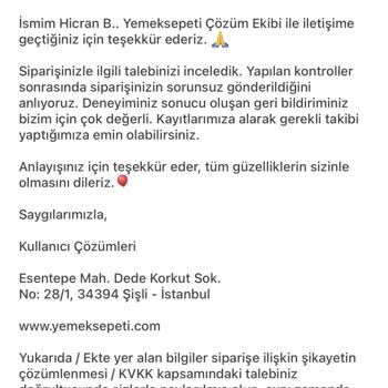 Yemeksepeti'nde Teslimat Krizi Ve Müşteri Hizmetleri Sorunu