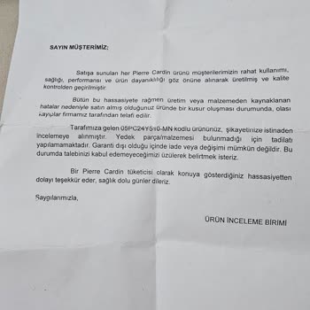 Pierre Cardin Çantamın Hızla Deformasyonu Ve Yanlış İade Kararı