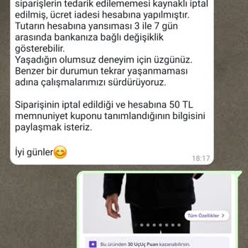 İndirimli Ürün Siparişim Keyfi İptal Edildi