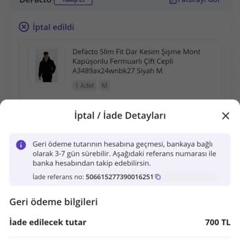 İndirimli Ürün Siparişim Keyfi İptal Edildi