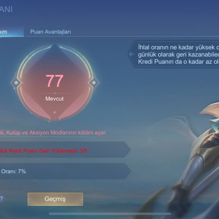 Kredi Puanımın Haksız Düşüşü Ve Oyundan Soğuma