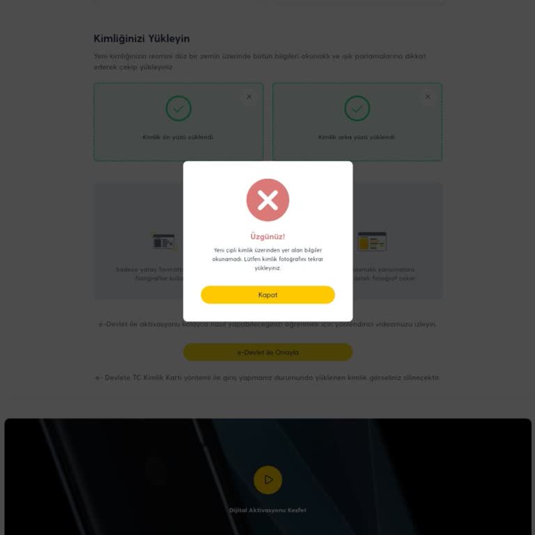 E-Devlet Üzerinden Hat Aktivasyonu Sorunu Ve Müşteri Hizmetleri Desteği Eksikliği