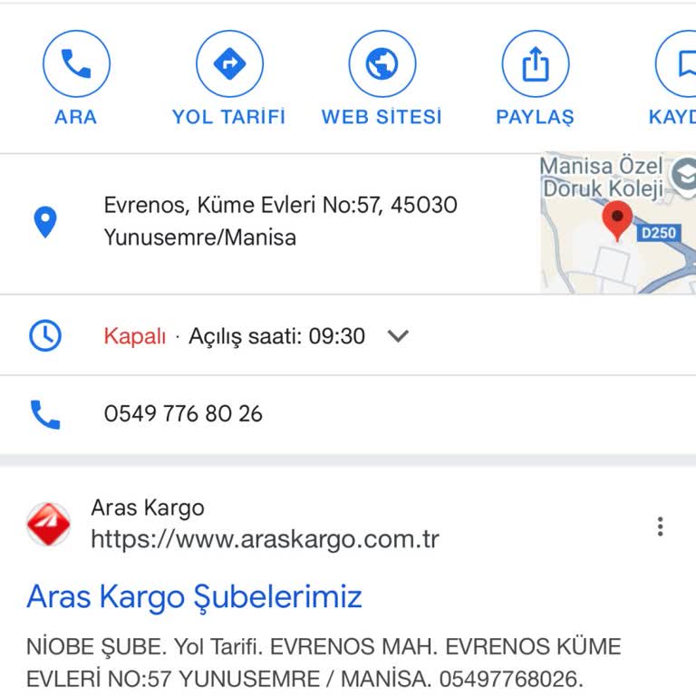 Aras Kargo Manisa Şubesi'nde Müşteri Memnuniyetsizliği Ve İletişim Sorunları