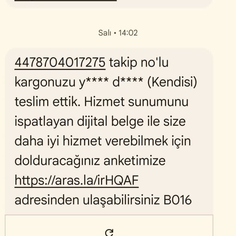 Aras Kargo'nun Teslimat Sorunu Ve İletişim Eksikliği