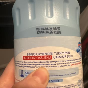 Bingo Oksijenli Çamaşır Suyu Kıyafetlerimi Mahvetti