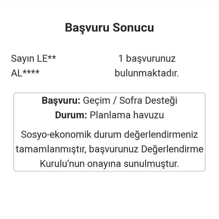 Sosyal Yardım Başvurum Neden Beklemede?