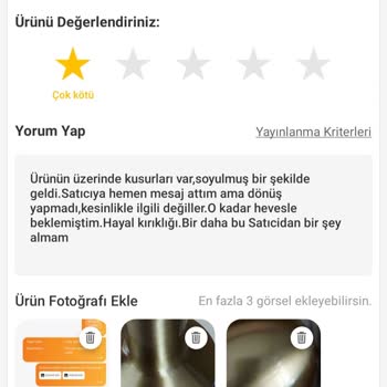 Trendyol Şikayeti