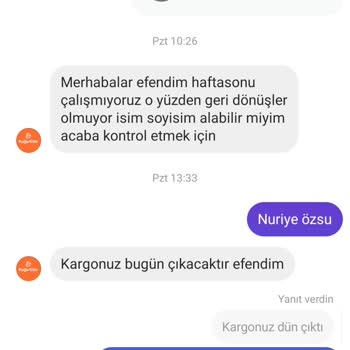 Teslim Edilmeyen Siparişler Ve İletişim Sorunları