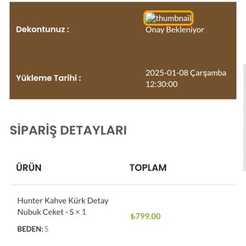 Zincir Fashion'dan Sipariş Sonrası Sessizlik