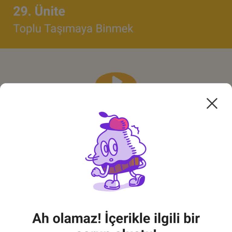 İngilizce Öğrenme Uygulamasında İlerleme Sorunu Ve İlgisizlik