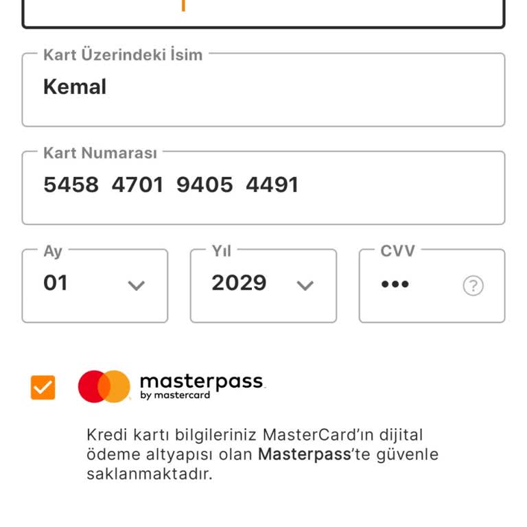 Migros Online Alışverişte Masterpass Sorunu