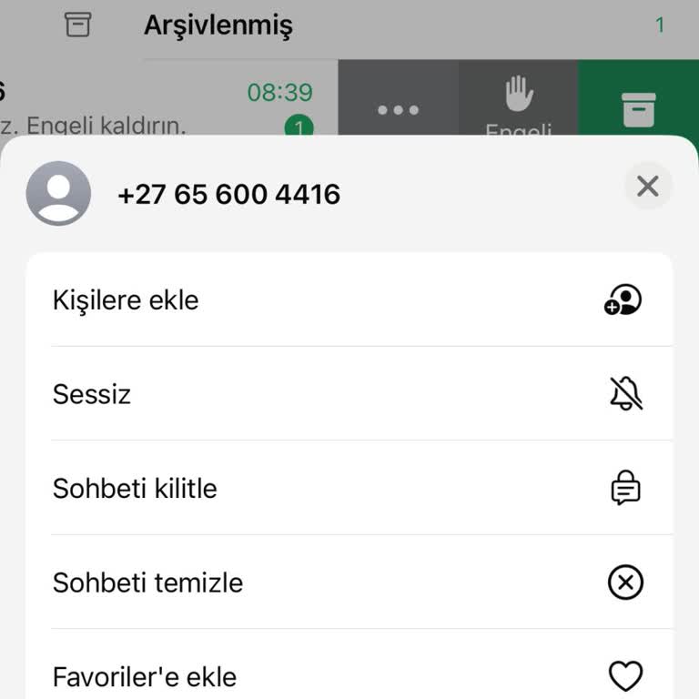 Güney Afrika'dan Gelen Şüpheli Mesaj