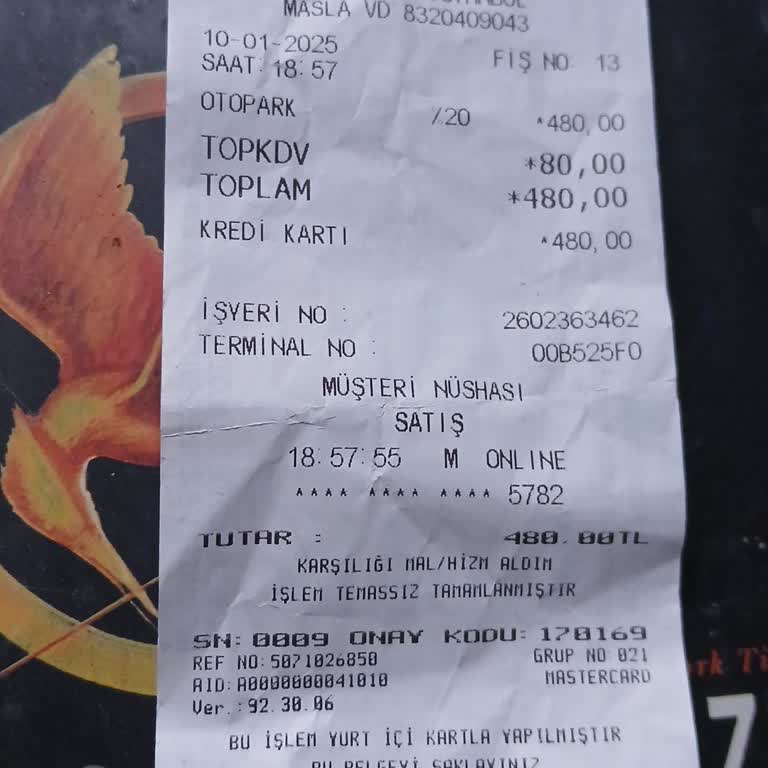 Otopark Ücreti Mağduriyeti