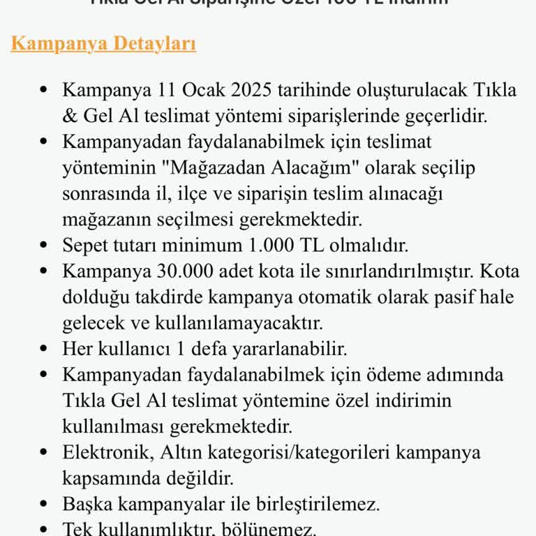 Kupon İndirimi Hüsranı