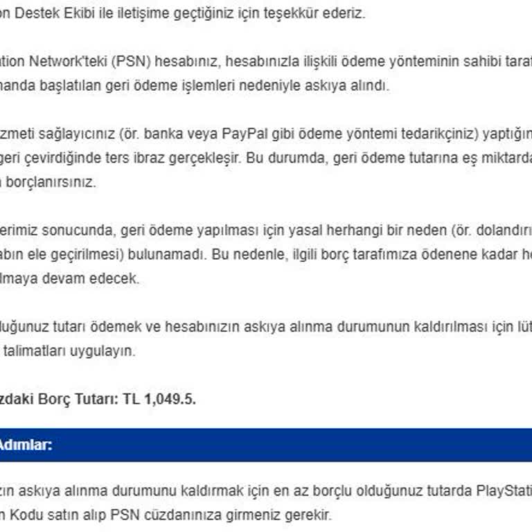 Çalınan Hesap, Yanlış Bilgilendirme Ve Haksız Borçlandırma