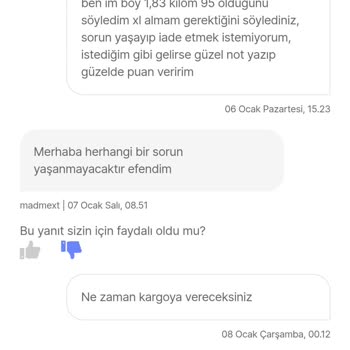 Yanlış Renk Ürün Ve Uzun Değişim Süreci