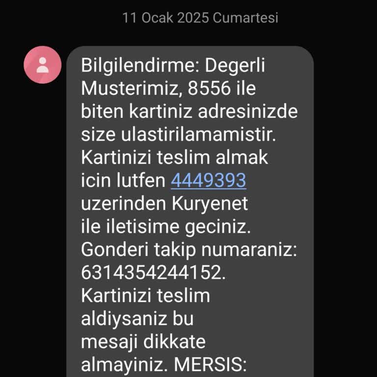 Kuryenet İletişim Sorunları Ve Denizbank Kredi Kartı Teslimatı